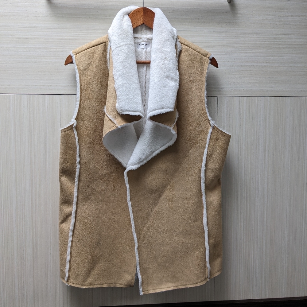 Faux Shearling Women's Vest